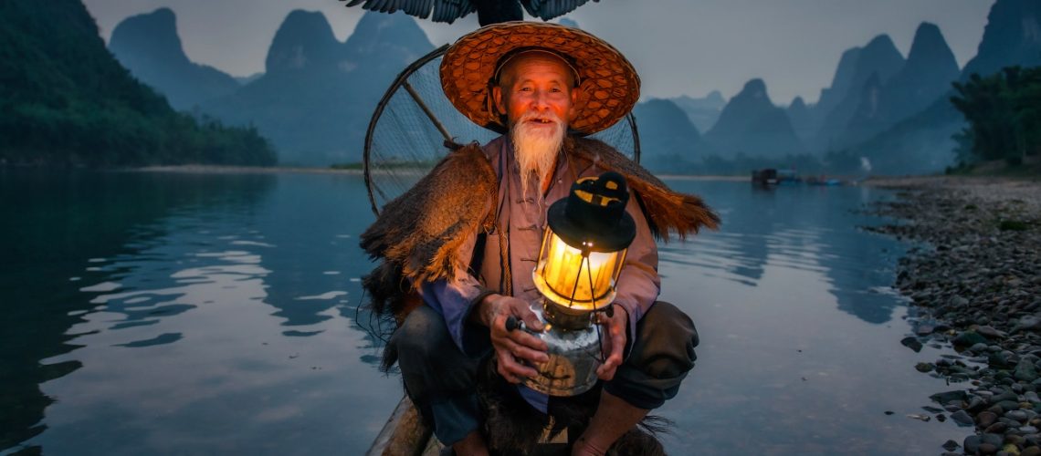 Рыбак на реке Ли — главный символ Гуйлиня