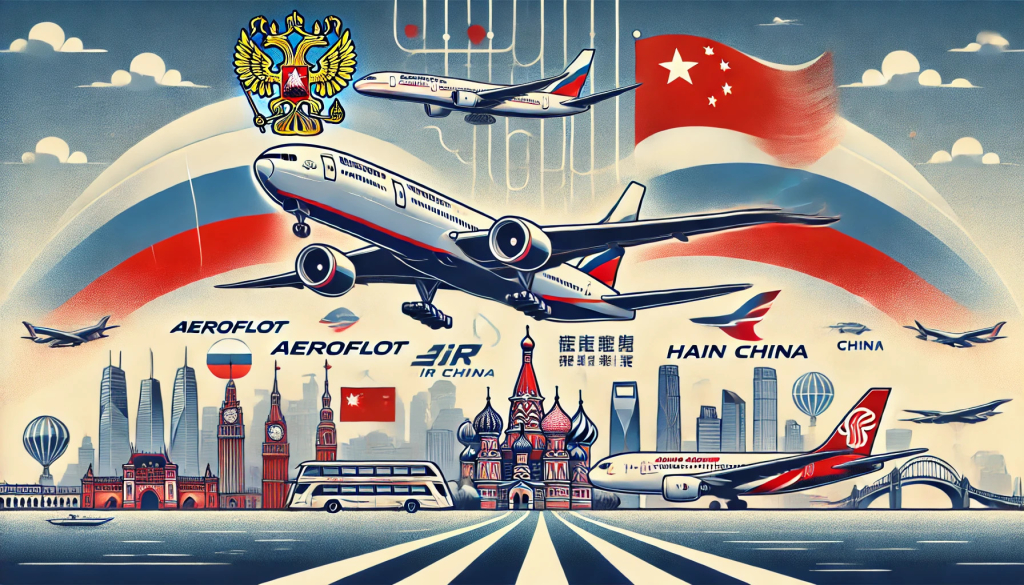 Перелет из России в Китай