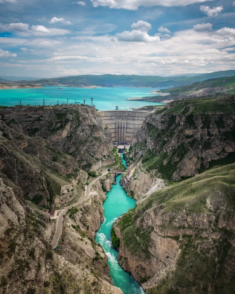 Чиркейское водохранилище: история ГЭС, как добраться и где остановиться туристу
